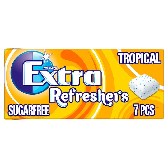 Wrigley's Extra Tropical Chewing Gum Sugar Free 15.6G Tesco Groceries