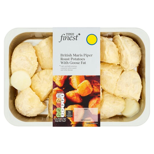 Tesco Maris Piper Roast Potatoes With Goose Fat 800G Tesco Groceries