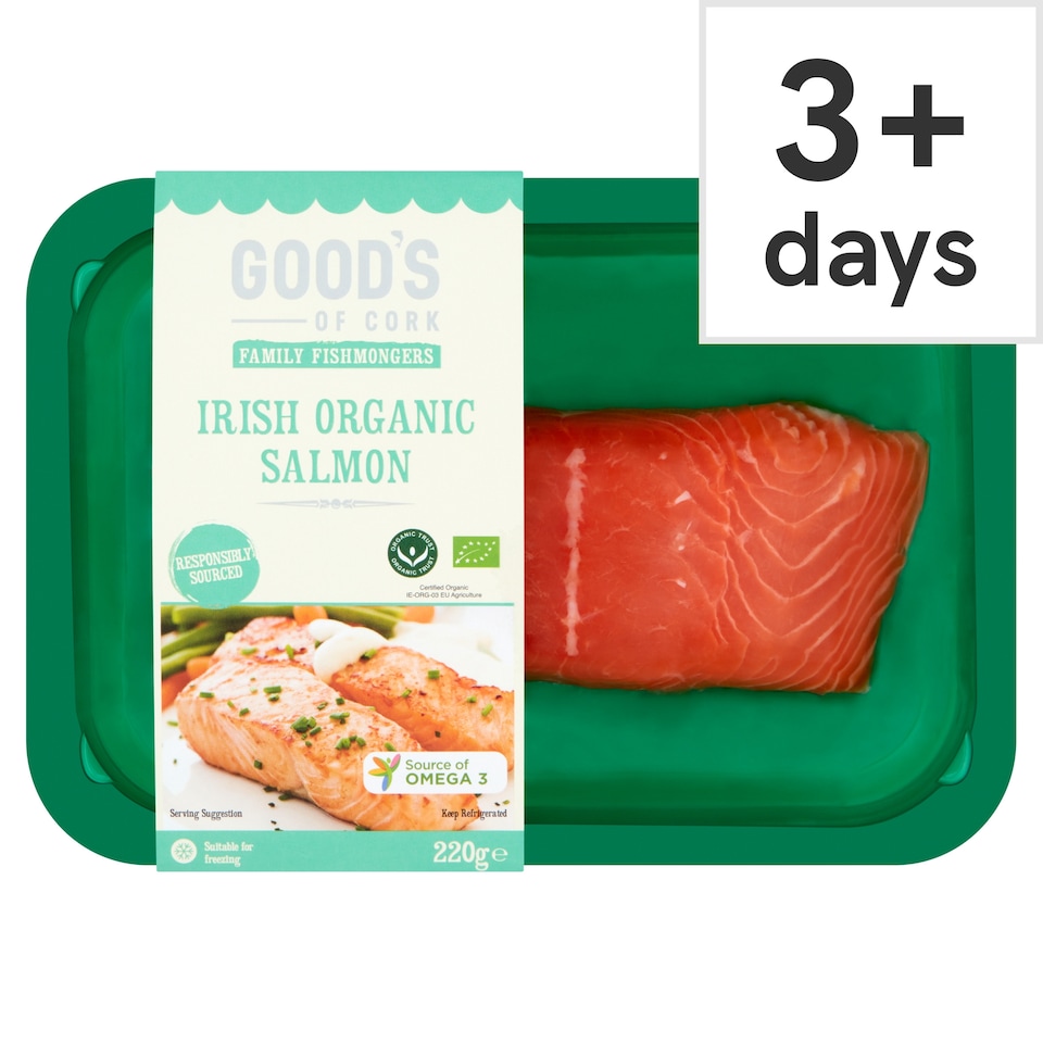 Good's Of Cork Irish Organic Salmon Fillets 220G