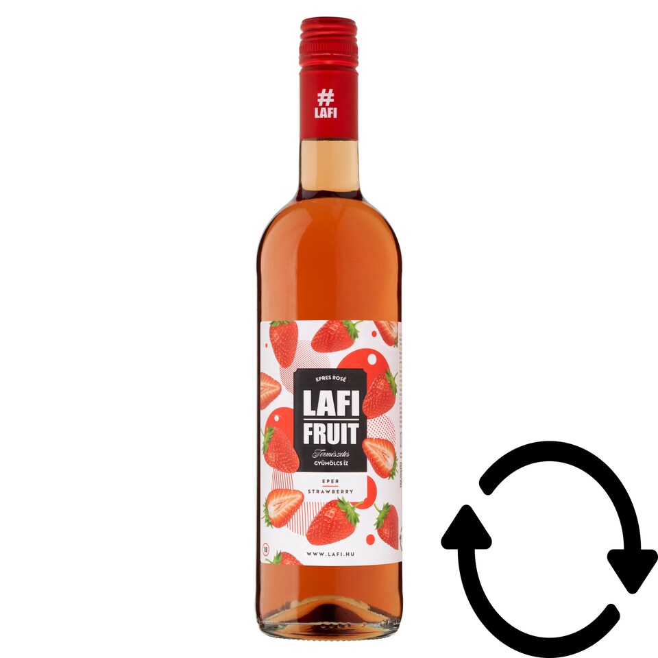 image 1 of Lafi Fruit Strawberry Flavoured Wine Cocktail 8% 0,75 l