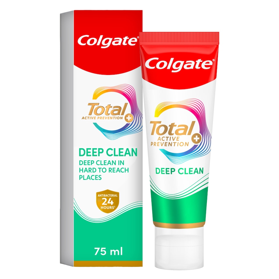 image 1 of Colgate Total Active Prevention+ Deep Clean Toothpaste 75ml