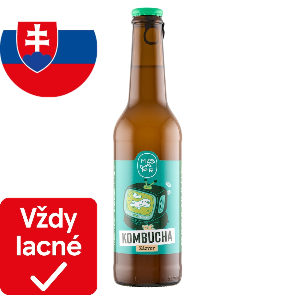 Mana Roots Kombucha zázvor 330 ml