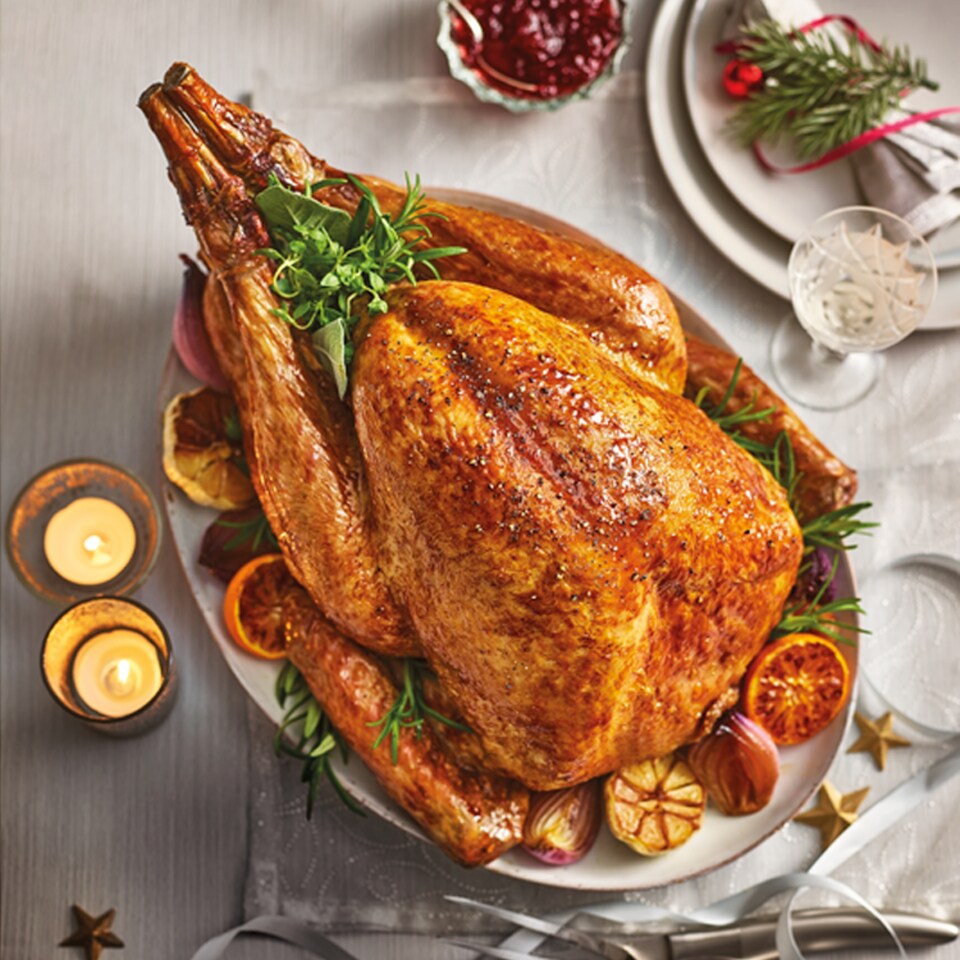 Tesco Finest East Anglian Gold Free Range Whole Turkey Large 5.5kg-7kg