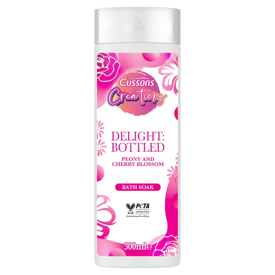 Cussons Creations Delight: Bottled Bath Soak 500Ml