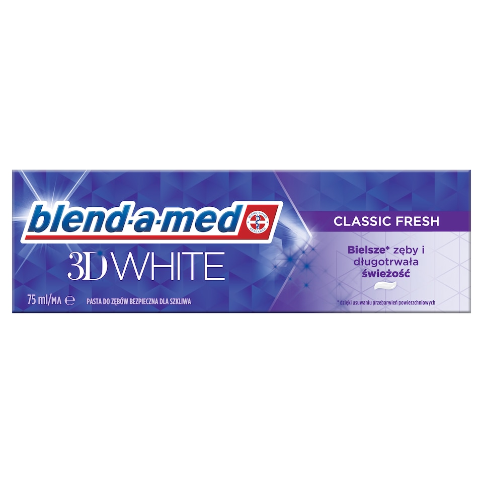 Blend-a-med 3D White Classic Fresh Fogkrém 75 ml  1. kép