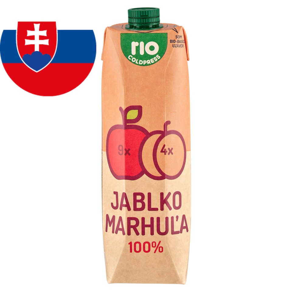 obrázok 1 z Rio Cold Press 100% jablko marhuľa 1 l
