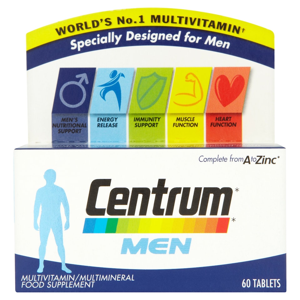 Centrum Men Multivitamins & Minerals Tablets 60s