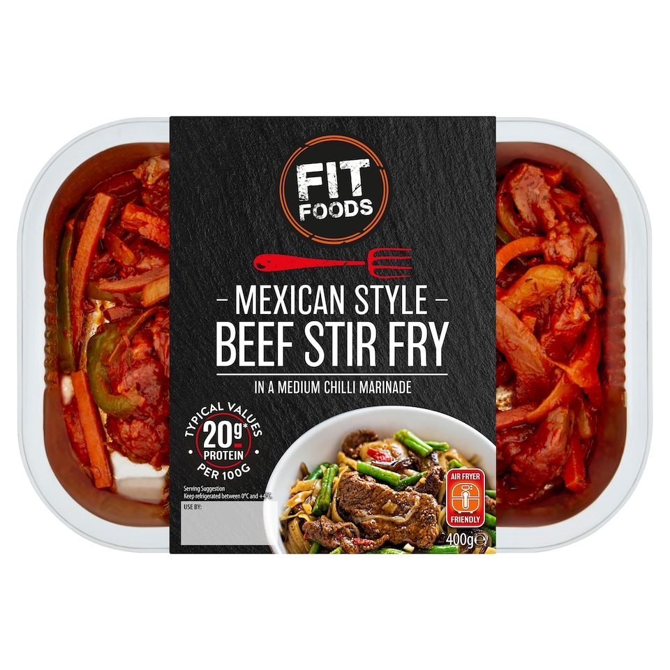 Fit Foods Mexican Style Beef Stir Fry 400G
