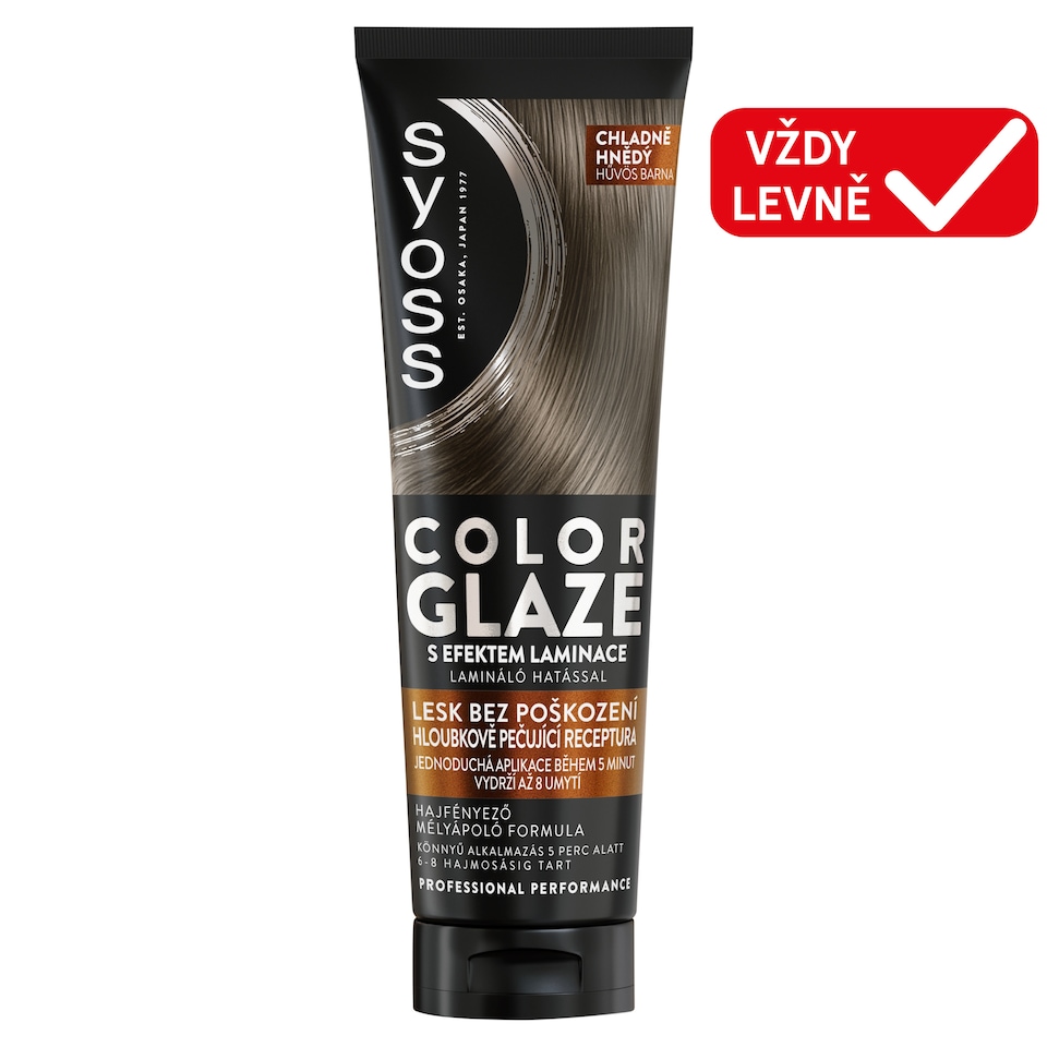 Syoss Color Glaze toner chladně hnědý 130ml