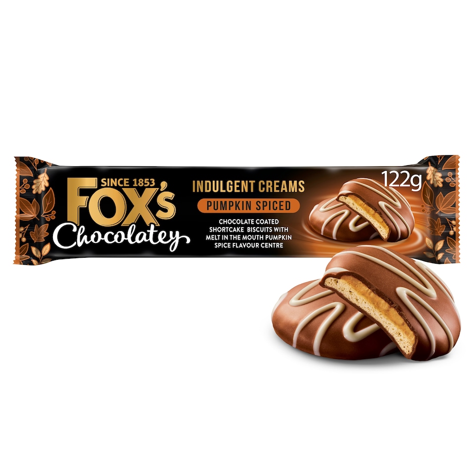 Fox’s Chocolatey Biscuits Pumpkin Spice Indulgent Creams 122g