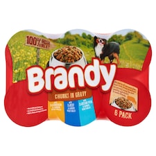 Brandy Chunks In Gravy Variety Pack 6 x 395g