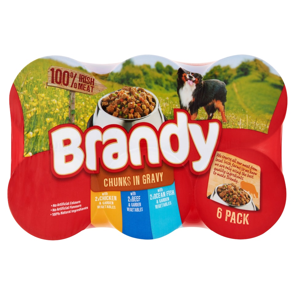 Brandy Chunks In Gravy Variety Pack 6 x 395g