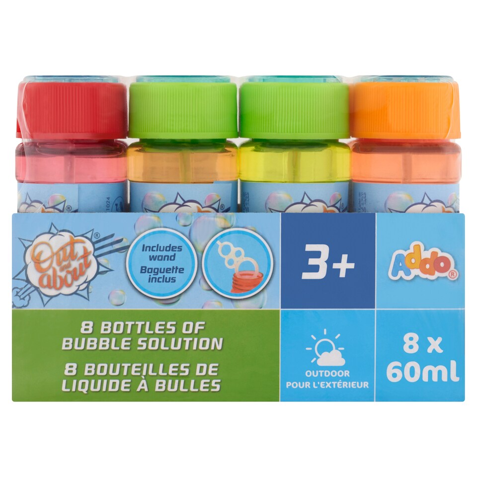 Addo Out and About buborékfújó oldat 8 x 60 ml