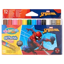 Colorino Kids Marvel Spider-Man Oil Pastels 12 pcs