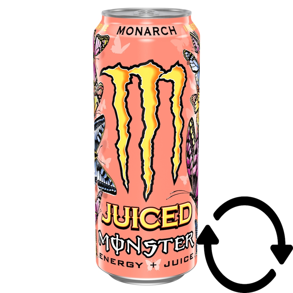 Monster Energy Juiced Monster Monarch Carbonated Drink with Caffeine 500 ml