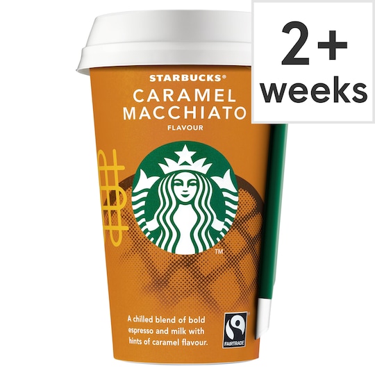 Starbucks Caramel Macchiato 220ml Tesco Groceries Starbucks Caramel Macchiato 220ml