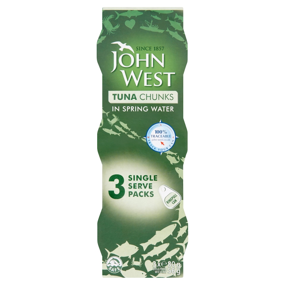 John West Tuna Chunks In Spring Water 3 X 80G