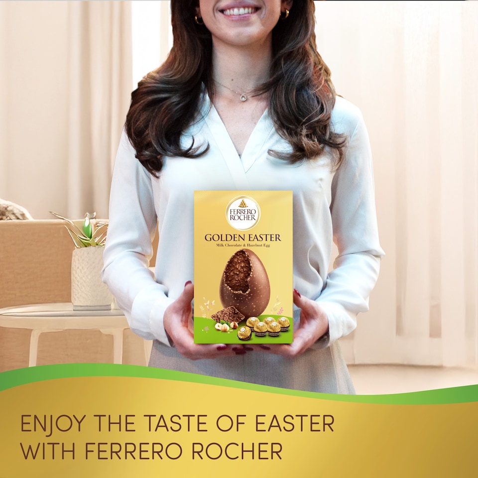 image 1 of Ferrero Rocher Golden Easter Egg 250G