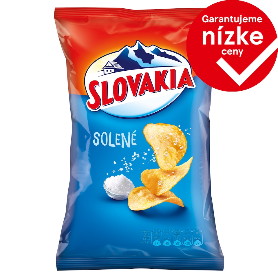 Slovakia chips solené 130 g