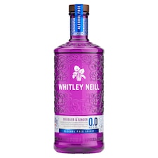 Whitley Neill Rhubarb and Ginger Non alcoholic 0.0% Gin 70cl