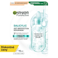 Garnier Pure Active Salicylic textilná maska proti nedokonalostiam 23 g