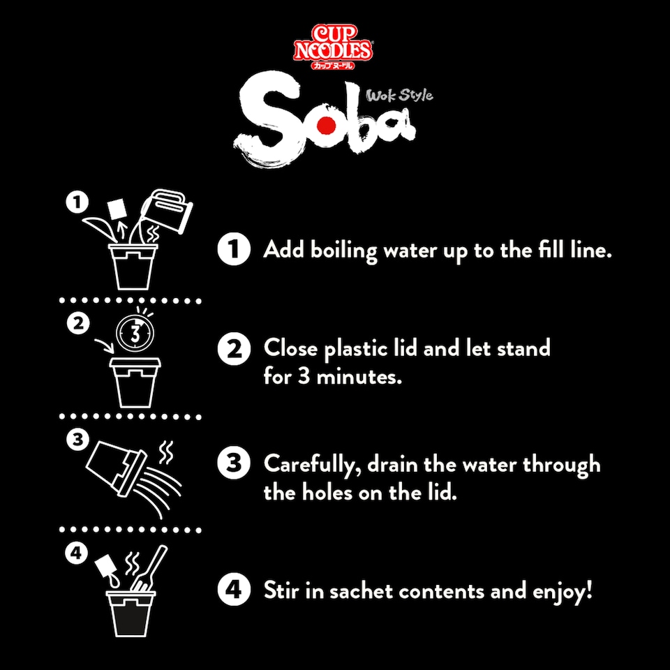 image 1 of Cup Noodles Big Wok Style Soba - Chilli 115g