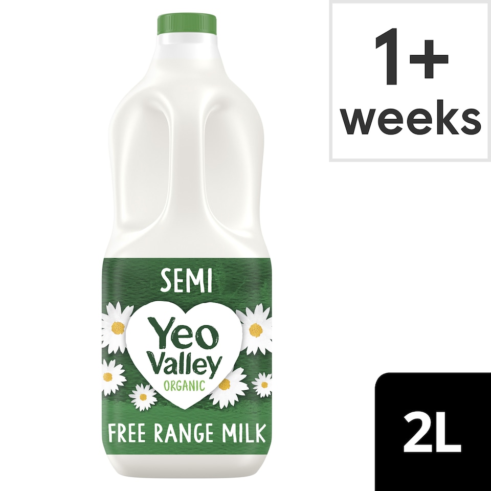 image 1 of Yeo Valley Organic Semi-Skimmed Fresh Milk 2L