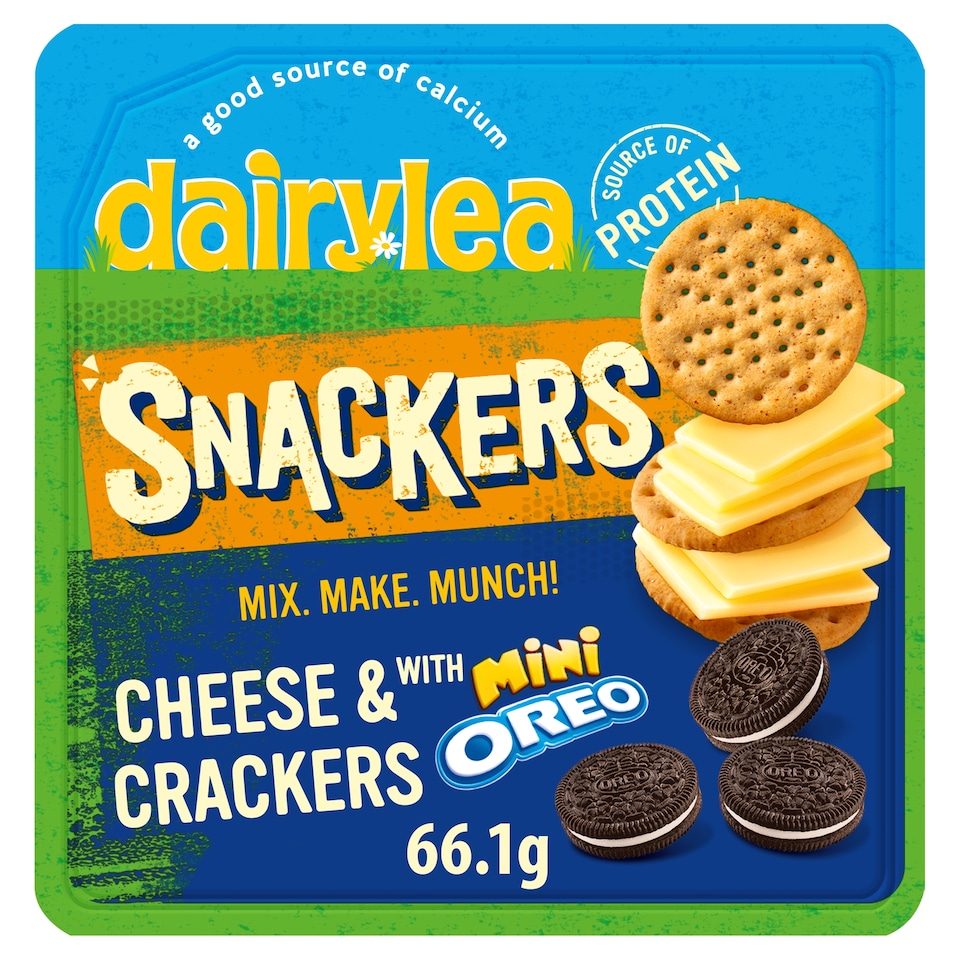 Dairylea Snackers Cheese & Crackers Mini Oreo 66.1G