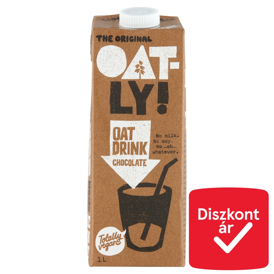 image 1 of Oatly! Chocolate Flavoured Oat Drink with Added Vitamins and Minerals 1 l