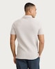 image 3 of F&F Cotton Rich Ottoman Textured Short Sleeved Polo Shirt in Cream