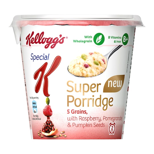 Kellogg's Special K Super Porridge R/Berryp/Gran And Seeds 50G Tesco