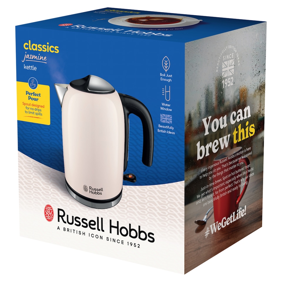 Russell Hobbs Classics Kettle Jasmine White