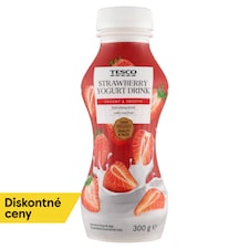 Tesco Jogurtový nápoj jahodový 300 g