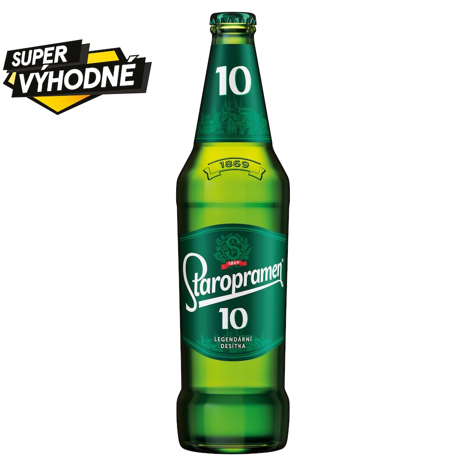 Staropramen 10 pivo výčepní světlé 0,5l