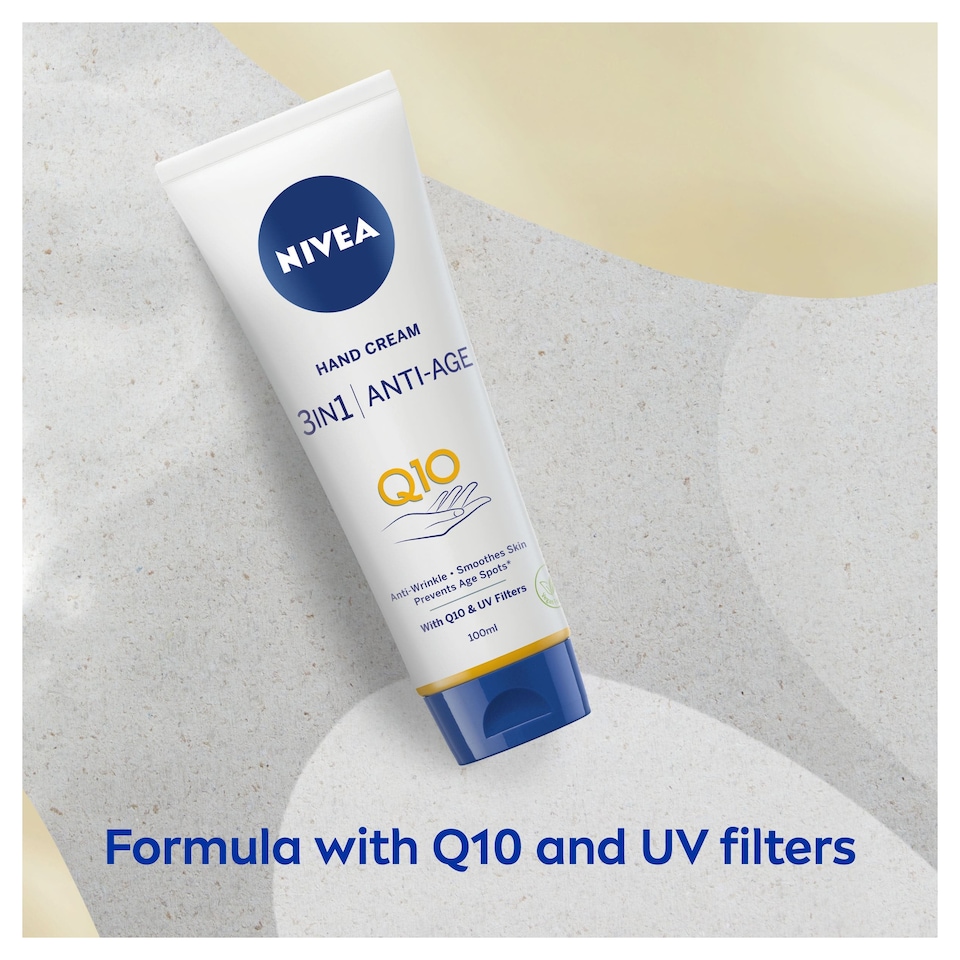 image 1 of NIVEA Q10 3in1 Anti-Age Hand Cream 100ml