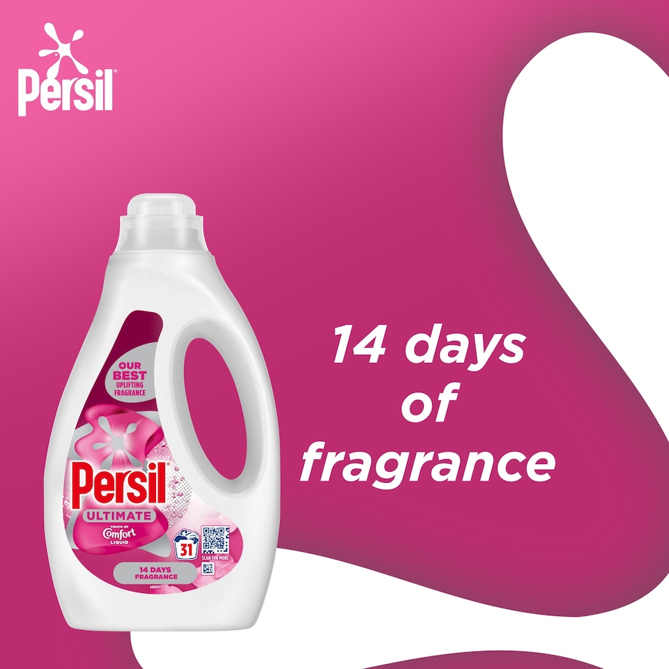 image 1 of Persil Ultimate Touch of Comfort Laundry Washing Detergent 31 Washes 837ML