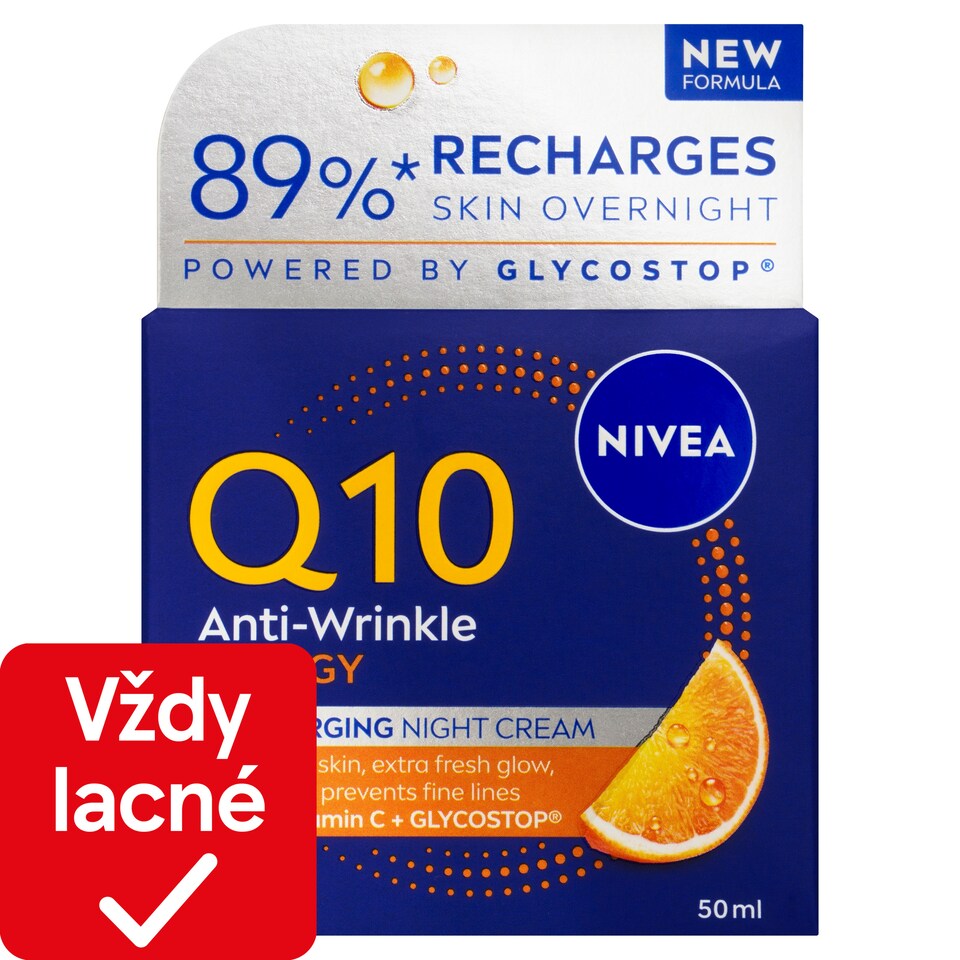 obrázok 1 z Nivea Q10 Energy Energizujúci nočný krém proti vráskam 50 ml