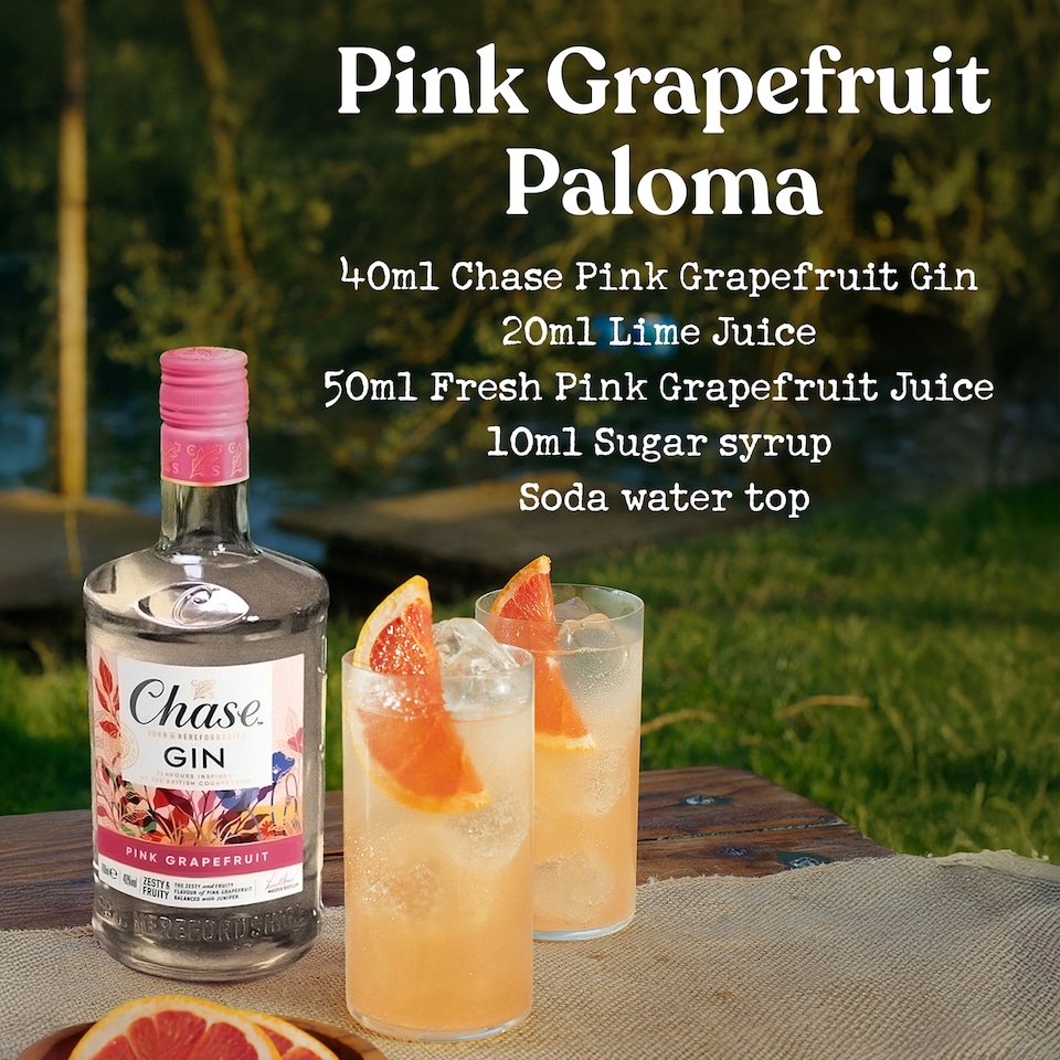 image 1 of Chase Pink Grapefruit & Pomelo Gin 70Cl