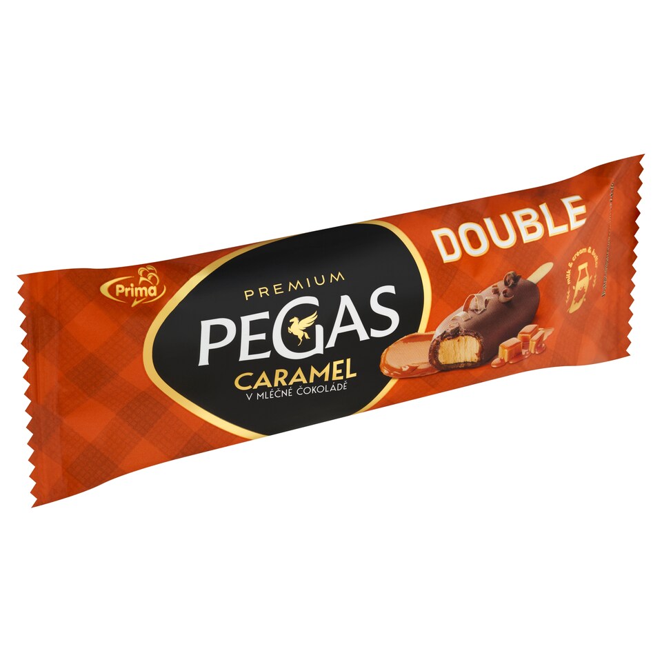 Obrázek 1 pro produkt Prima Pegas Premium Double Caramel v mléčné čokoládě 100ml
