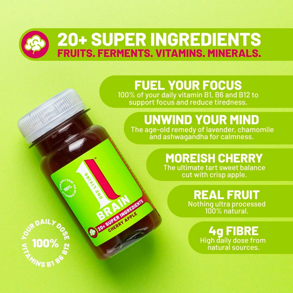 image 1 of One Living Cherry Apple Brain Shot 100ml