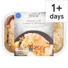 Tesco Finest Salmon with Lemon & Dill sauce 400g