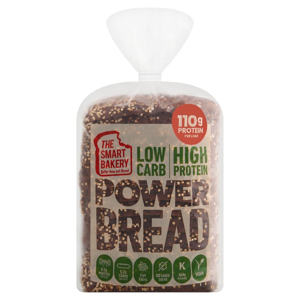 The Smart Bakery Low Carb & High Protein Power Bread 450g