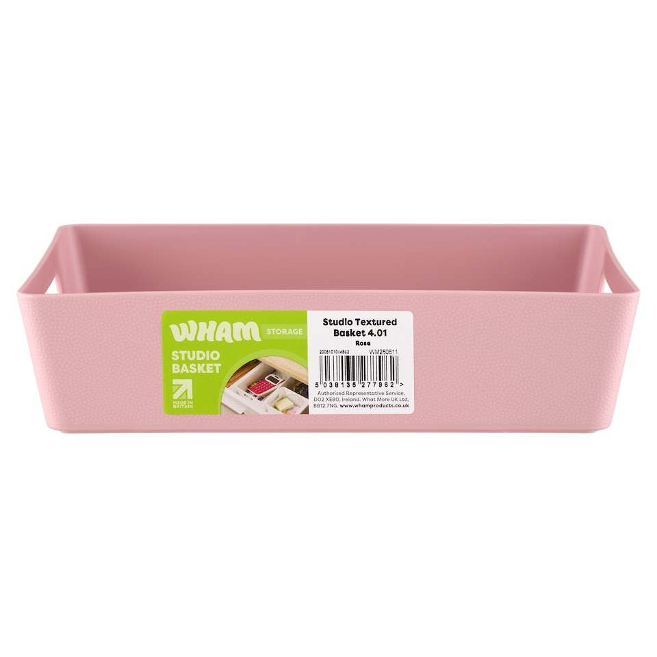 image 1 of Wham Studio Rose Storage Basket 4.01