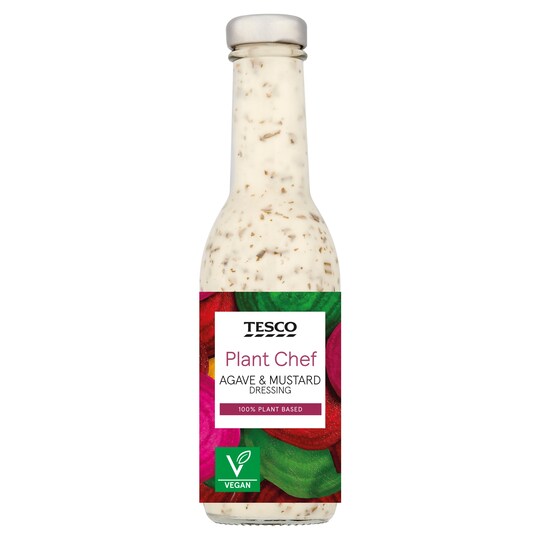 Tesco Plant Chef Agave & Mustard Dressing 250Ml Tesco Groceries
