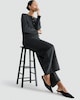 image 1 of F&F Wide Leg Seam Detail Co-ord Trousers in Grey