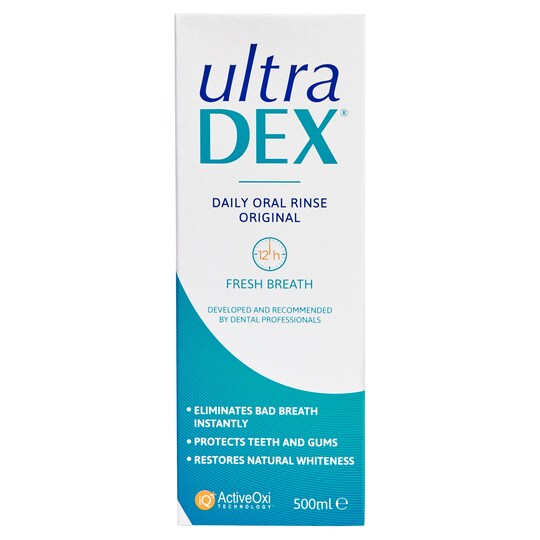 Ultradex Oral Rinse 500Ml Tesco Groceries