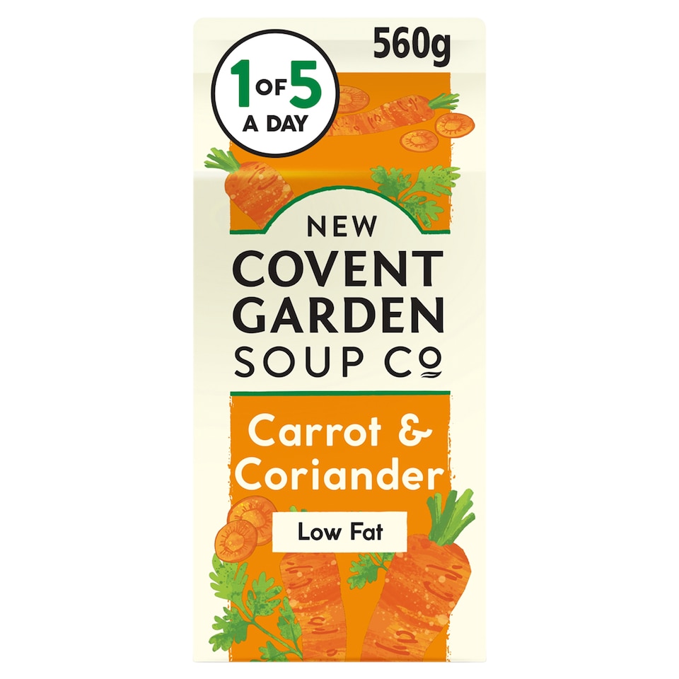 New Covent Garden Soup Co Carrot & Coriander Soup 560G