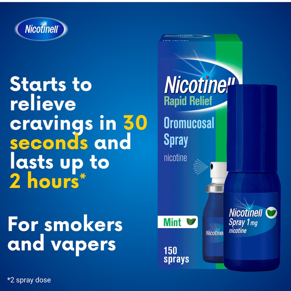 image 1 of Nicotinell Oral Nicotine Spray Mint 1mg 13.2ml