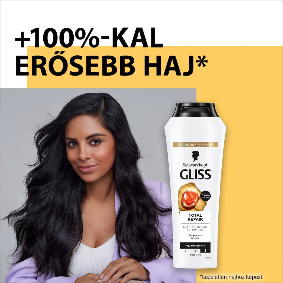 Gliss Total Repair sampon 250 ml 1. kép