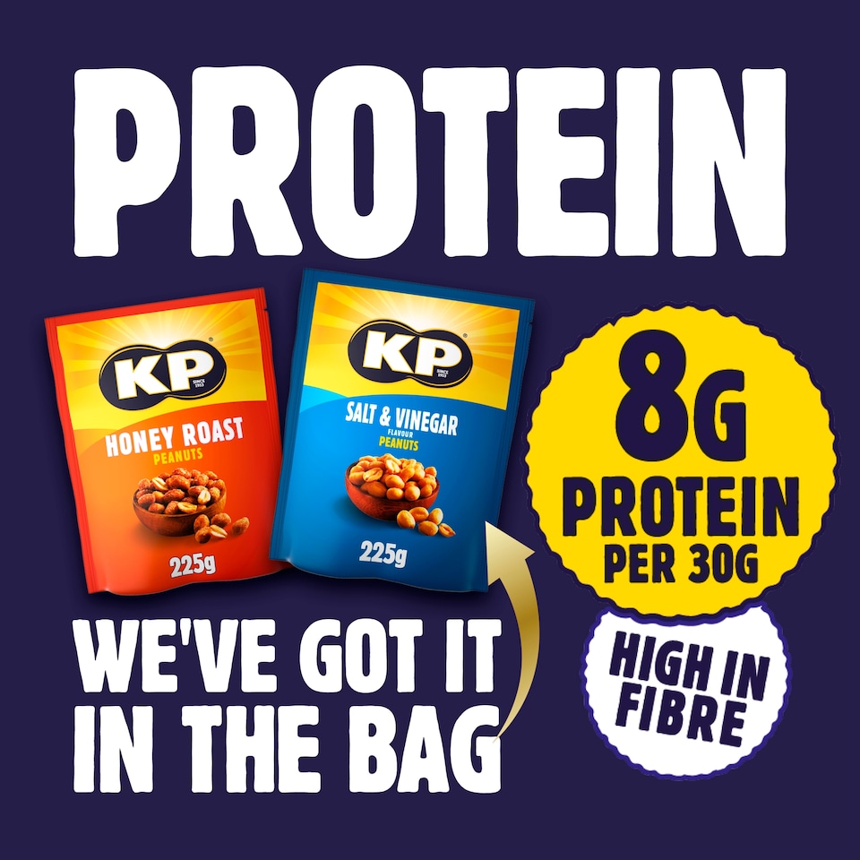 image 1 of Kp Salt & Vinegar Peanuts 225G